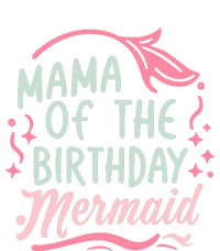 Mama Of The Birthday Mermaid Birthday Party Mermaid Mother Womens Funnel Neck Pullover Hood