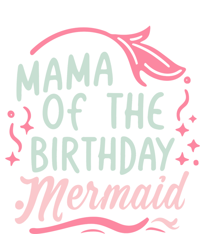 Mama Of The Birthday Mermaid Birthday Party Mermaid Mother Womens Funnel Neck Pullover Hood