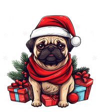 Pug Lover Xmas Decoration Santa Hat Pug Christmas Gift T-Shirt