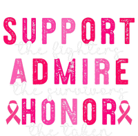 Breast Cancer Support Admire Honor Breast Cancer Awareness T-Shirt