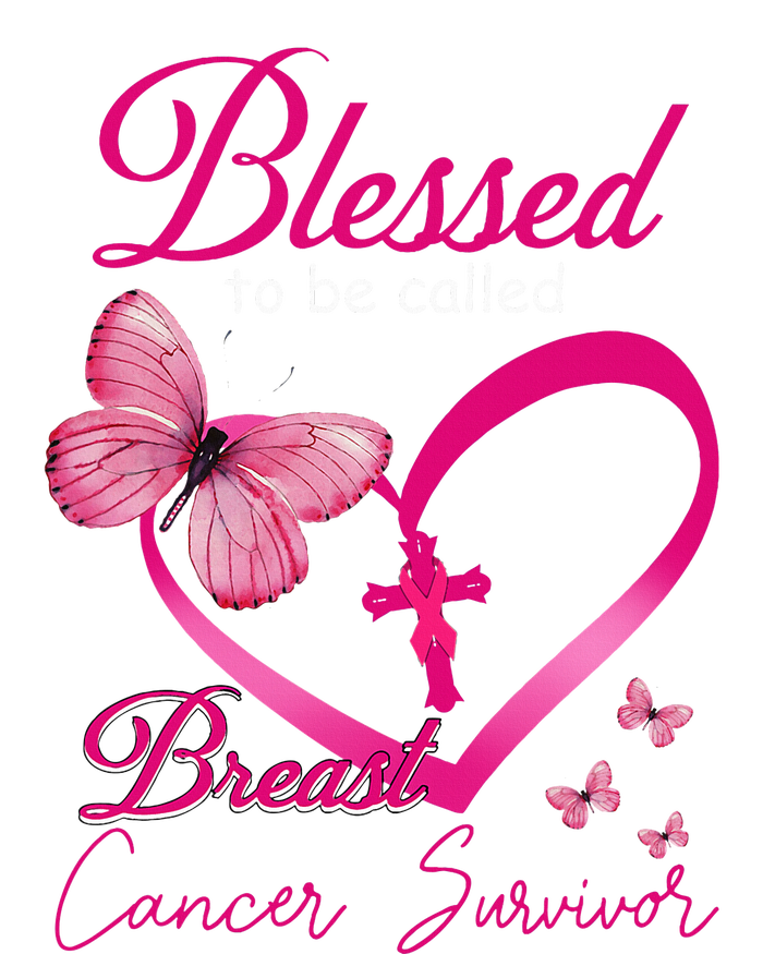 Blessed To Be Called Breast Cancer Survivor Pink Butterfly Legacy Cool Fit Booney Bucket Hat