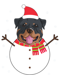 Rottweiler Gift Funny Snow Christmas Top Stripe Pom Pom Beanie