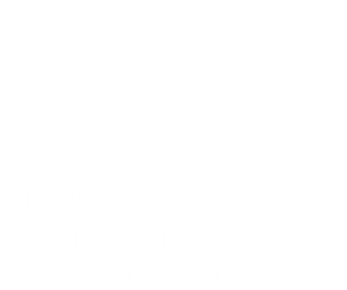 School Is Important But Hockey Is Importanter Funny Sports Great Gift Hoodie