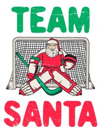 Funny Christmas Santa Ice Hockey Goaltender Goalie Gift Tall T-Shirt