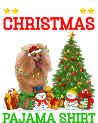 This Is My Christmas Tree Pajamas Toy Poodle Dog Christmas Gift Women's Racerback Tank