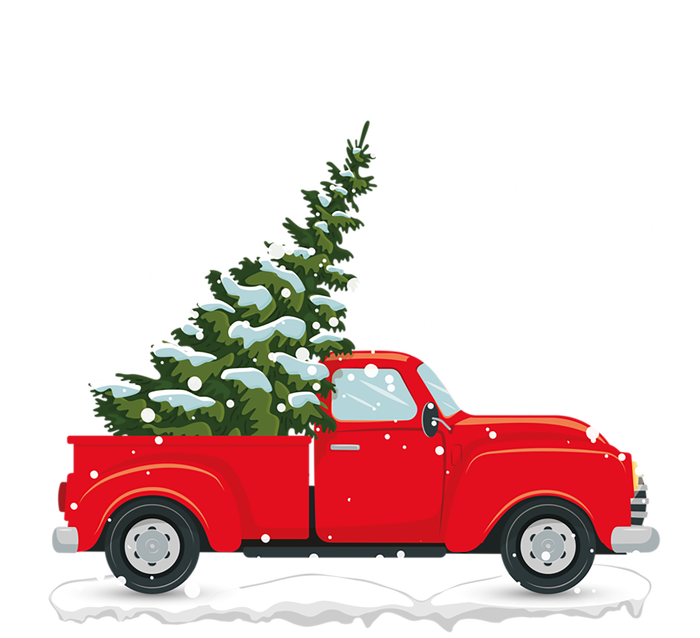 Vintage Red Truck Christmas Tree Cute Gift T-Shirt