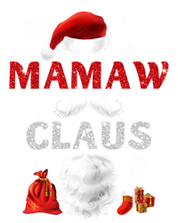 Mamaw Claus Matching Family Christmas Santa Gift Stripe Pom Pom Beanie