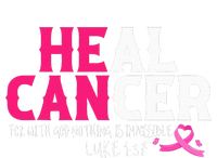 Breast Cancer Awareness Christian Bible Verse Heal Cancer Women's T-Shirt