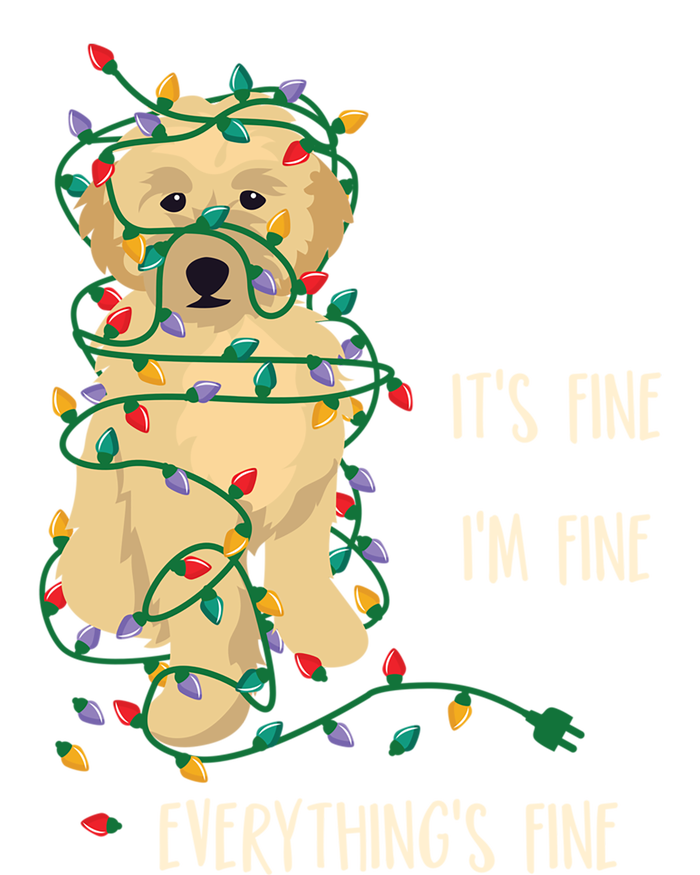 Its Fine Im Fine Everything Is Fine Christmas Lights Gift T-Shirt