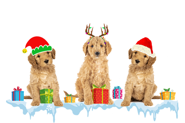 Reindeer Santa Elf Goldendoodle Cute Christmas Dog Lover Great Gift Kids Hoodie