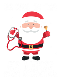 Be Nice To The Er Nurse Santa Is Watching Nursing Christmas Meaningful Gift USA-Made Snowflake Beanie