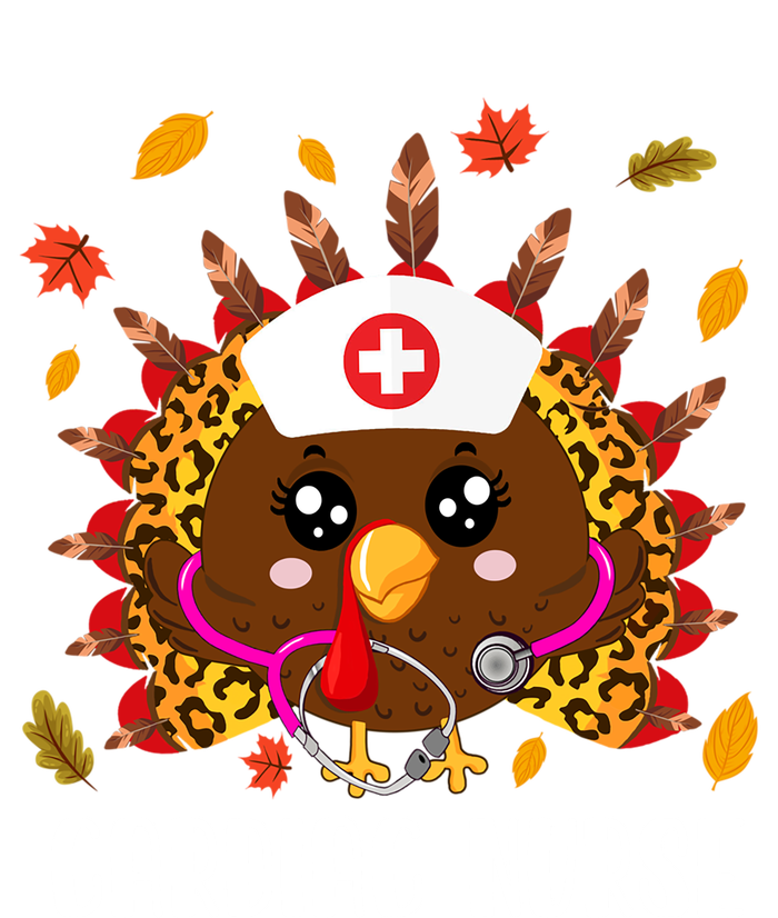 Cardiac Nurse Leopard Turkey Leopard Nursing Thanksgiving Gift T-Shirt