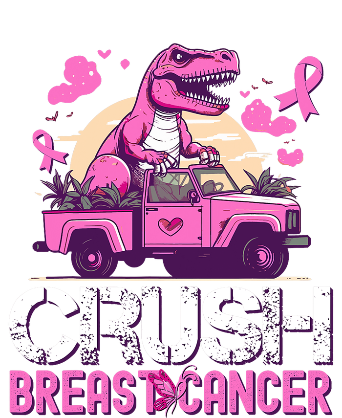 Crush Breast Cancer Awareness Monster Truck T-Shirt