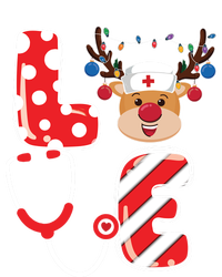 Christmas Nurse Love Nicu Rn Er Santa Reindeer Nurse Xmas Gift T-Shirt