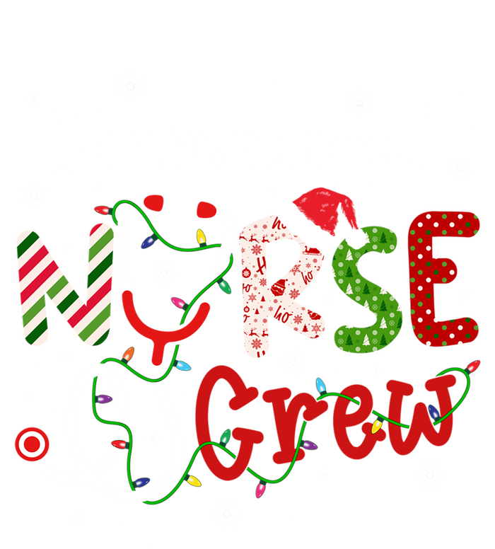 Correctional Christmas Nurse Crew Nursing Christmas Pattern Great Gift Women's Long Sleeve Flannel Pajama Set 