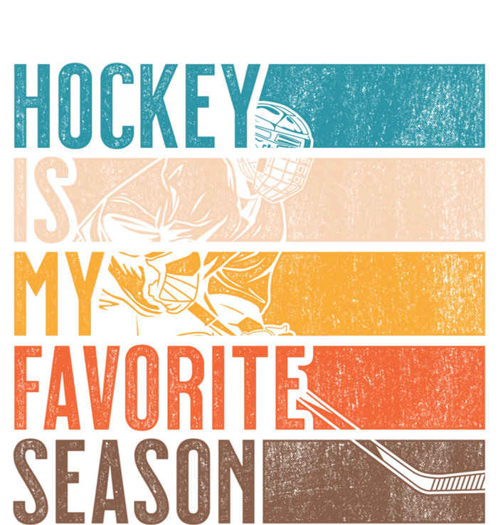 Distressed Vintage Hockey Is My Favorite Season Gift T-Shirt