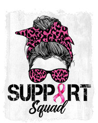 Support Squad Messy Bun Pink Warrior Breast Cancer Awareness USA-Made Doggie Bandana