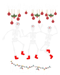 Funny Dead Inside But Merry Christmas Dancing Skeleton Nurse Gift T-Shirt