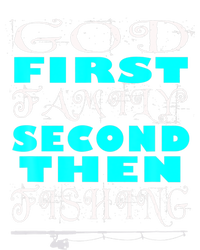 God First Family Second Hen Fishing Casual Gift T-Shirt