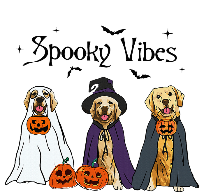 Golden Retriever Ghost Dogs Halloween Dog Witch Spooky Vibes Sustainable Bucket Hat