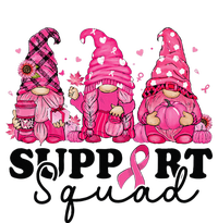 Breast Cancer Awareness For Gnomes Support Squad Ceramic Bell Ornament