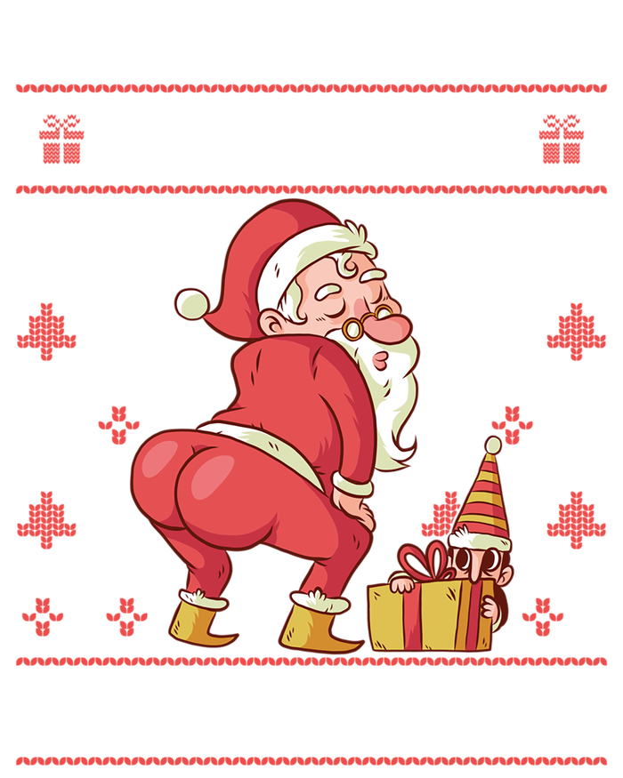 I Do It For The Hos Twerking Santa Rude Christmas Sweater Gift T-Shirt