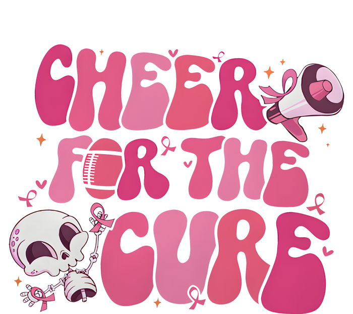 Cheer For The Cure Breast Cancer Football Pink Out Doggie Tank