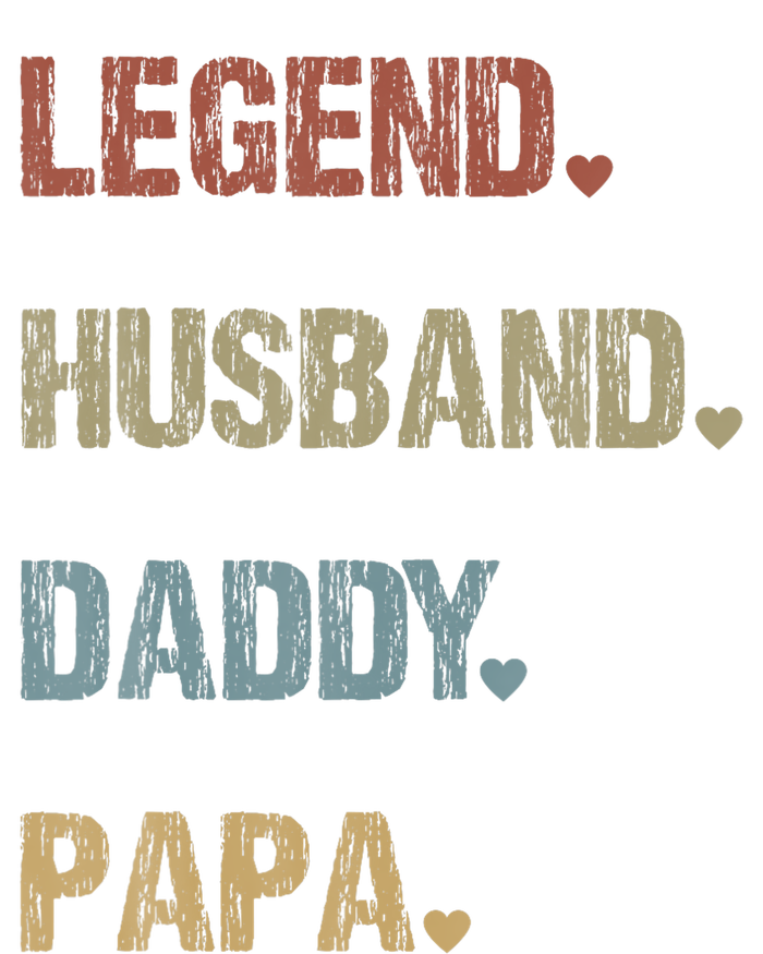 Grandpa Father S Day Legend Husband Dad Papa Vintage Retro T-Shirt