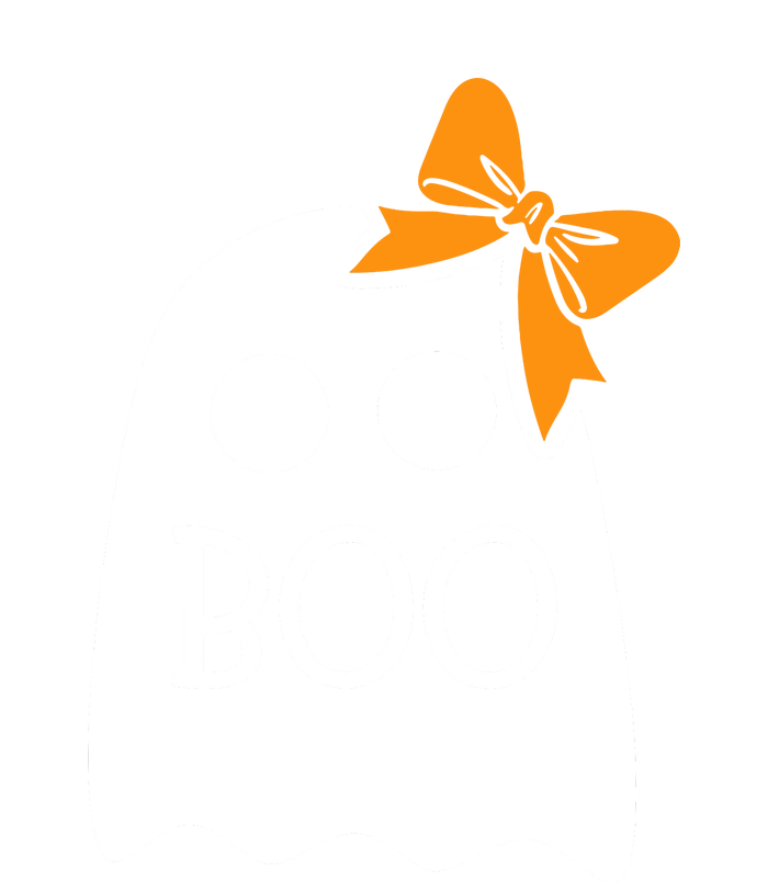 Halloween Costume Cute Ghost Boo With Bow Gift For Girl T-Shirt