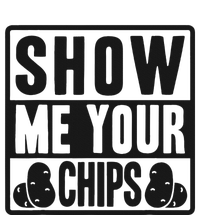 Show Me Your Chips Funny Potato Chips Mesh Reversible Basketball Jersey Tank