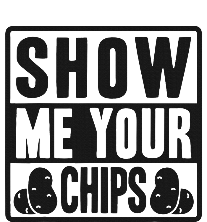 Show Me Your Chips Funny Potato Chips Mesh Reversible Basketball Jersey Tank