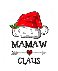 Mamaw Claus Christmas Light Pajama Family Matching Xmas Gift Tall Hoodie