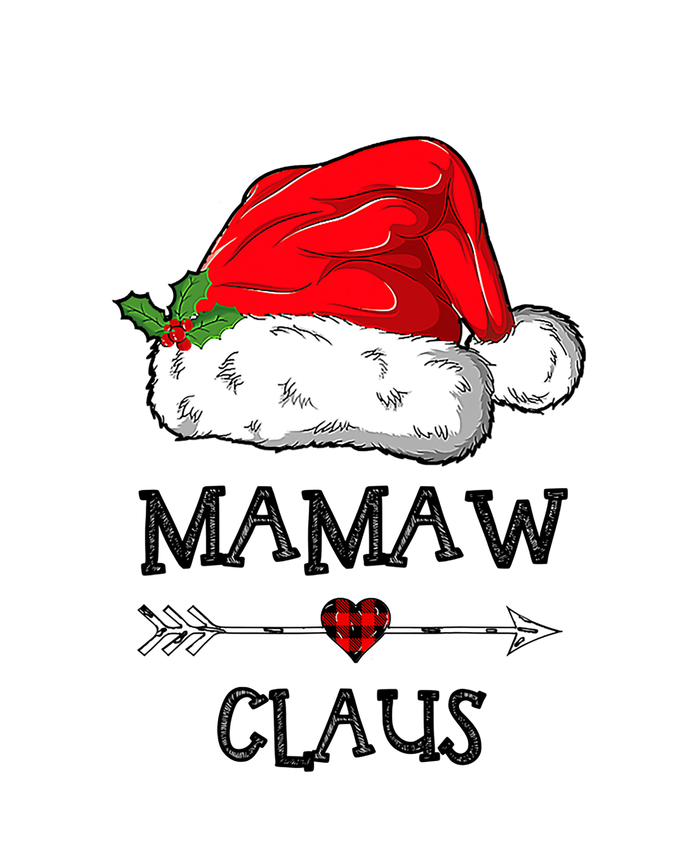 Mamaw Claus Christmas Light Pajama Family Matching Xmas Gift Tall Hoodie