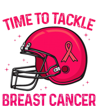 Pink Football Helmet Ribbon Time To Tackle Breast Cancer Platinum Collection Golf Towel