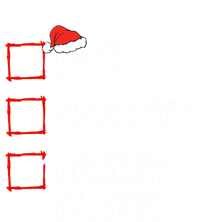 Nice Naughty Hockey Player List Christmas Santa Claus Gift Mousepad