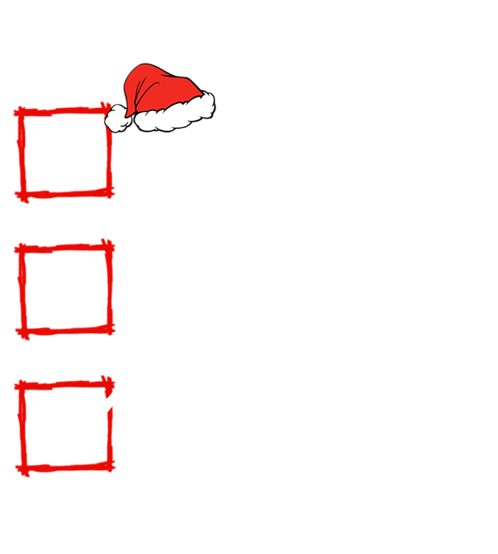 Nice Naughty Hockey Player List Christmas Santa Claus Gift Mousepad