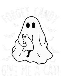 Funny Boo Ghost Black Cat Forget Candy Give Me Cat Halloween Insulated Varsity Jacket