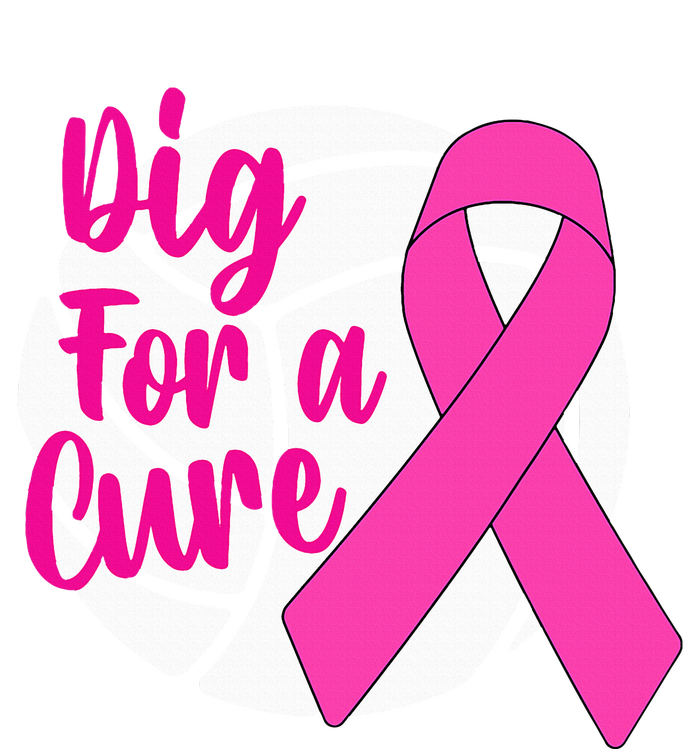 Dig For A Cure Breast Cancer Awareness Volleyball Pink Out Magnet