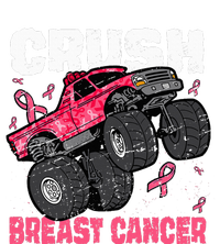 Crush Breast Cancer Monster Truck Toddler Long Sleeve Shirt