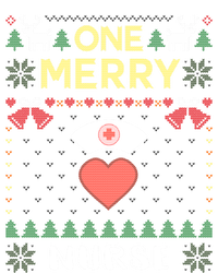 One Merry Nurse Rn Nursing Hospital Ugly Christmas Sweater Gift Sustainable Beanie