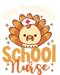 One Thankful Nurse Turkey Leopard Thanksgiving School Nurse Funny Gift T-Shirt