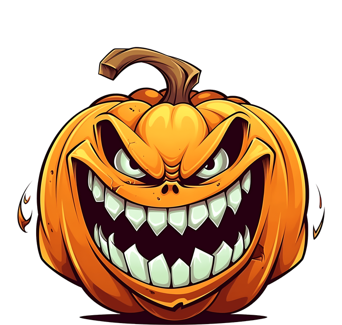 Jack O Lantern Scary Carved Pumpkin Face Halloween Costume Tall Long Sleeve T-Shirt