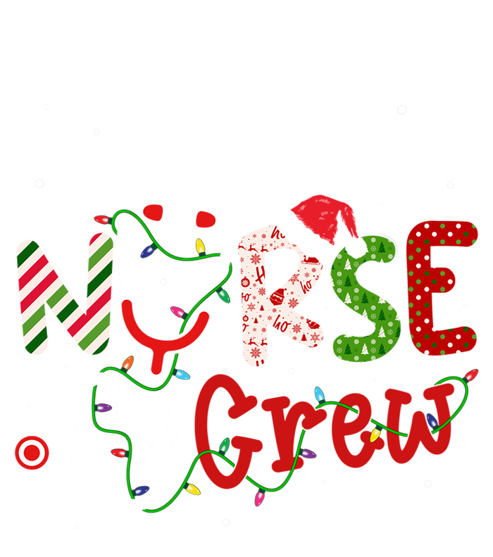 Pcu Christmas Nurse Crew Funny Nursing Christmas Pattern Gift V-Neck T-Shirt