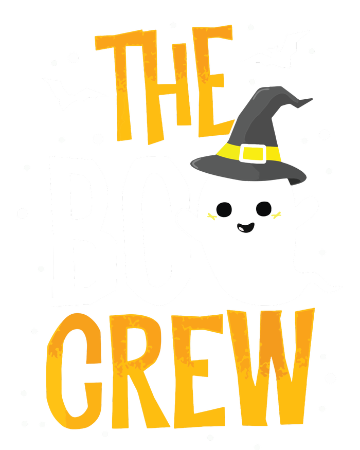 The Boo Crew Halloween Ghost Trick Treat Outfit Squad Team Yupoong Adult 5-Panel Trucker Hat