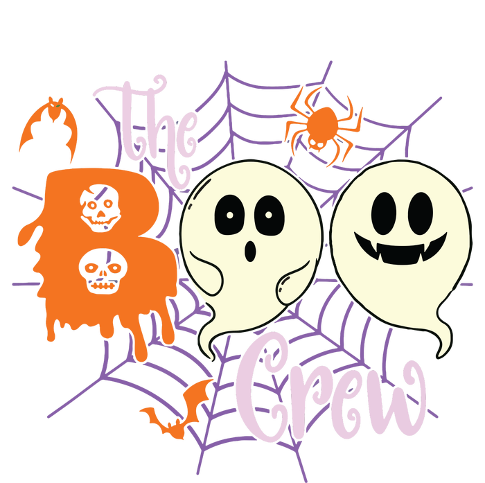 The Boo Crew Team Squad Halloween Family Matching Long Sleeve Pajama Set