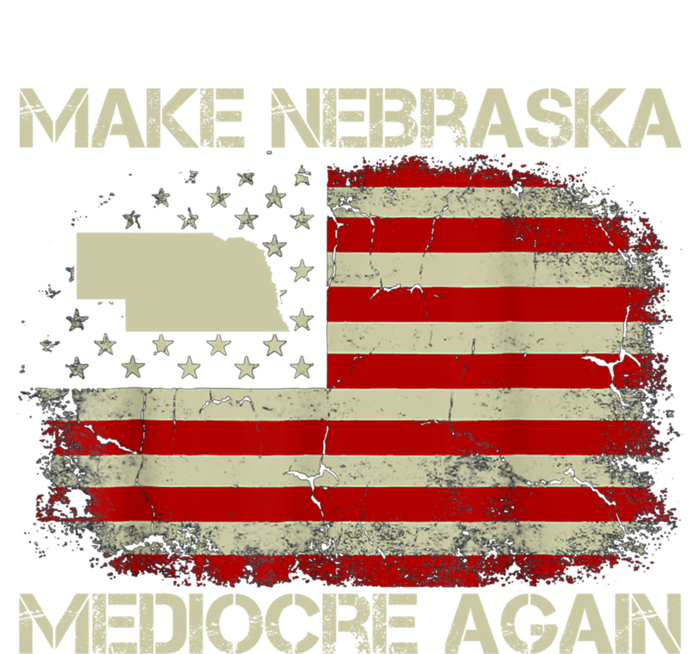 Make Nebraska Mediocre Again Flexfit Unipanel Trucker Cap