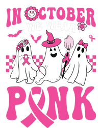 Groovy Wear Pink Breast Cancer Warrior Ghost Halloween Toddler Fine Jersey T-Shirt