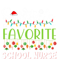 Santa Claus Merry Christmas Santas Favorite School Nurse Gift T-Shirt