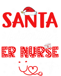 Santa Favorite Er Nurse Christmas In Hospital Xmas Funny Gift Magnet