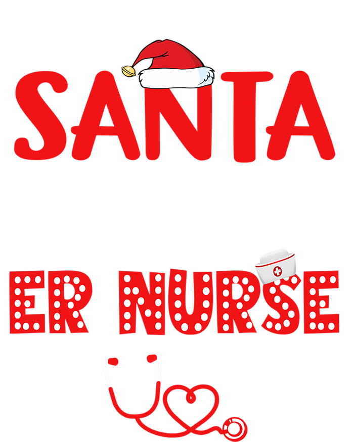 Santa Favorite Er Nurse Christmas In Hospital Xmas Funny Gift Magnet